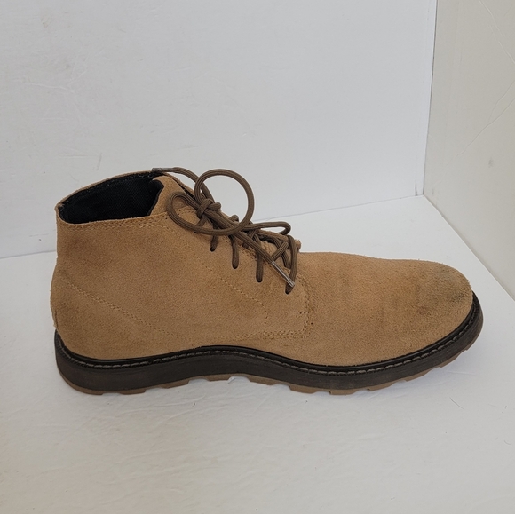 SOREL Men's Fulton Waterproof Boots  Color Light Tan Suede Size 10.5 - Picture 3 of 8